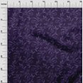 thumbnail image 3 of oneOone Velvet Purple Fabric Floral Craft Projects Decor Fabric Printed By The Yard 58 Inch Wide, 3 of 5