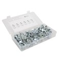 thumbnail image 1 of Nut Assortment Kit, Widely Use Four Claw Nut Rust Prevention Carbon Steel  For Hardware Lighting For Electronic Equipment, 1 of 8