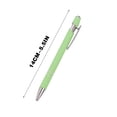 thumbnail image 2 of Maplenight Aluminum Ballpoint Pen with Touchscreen Tip - Metal Body, 1.5g Ink, 5pc Set for Business, Student Writing, and Screen Use Mint Green, 2 of 4