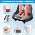 thumbnail image 3 of Costway Foot & Calf Massager with Heat Vibration Deep Kneading Shiatsu Foot Massage Machine Grey, 3 of 10