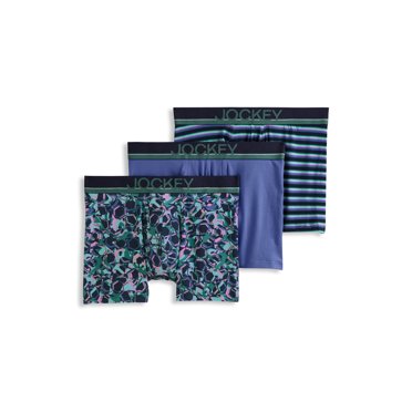 Jockey Men's True Style 4" Trunk - 3 Pack