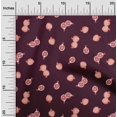 thumbnail image 1 of oneOone Georgette Viscose Fabric Pomegranate Fruit Print Sewing Fabric BTY 42 Inch Wide, 1 of 1