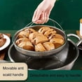 thumbnail image 4 of Cqxid Cooking Molds Under $10 Stainless Steamer Kitchen Accessory Metal Steamer Dumpling Steamer Fish Steamer Pot Steamer For Vegetables Steamer Basket Insert For Pot Handheld Kitchen, 4 of 7