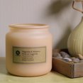 thumbnail image 3 of Hometrends 14oz Magnolia & Mulberry Scented Frosted Jar Candle, 3 of 5
