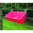 thumbnail image 3 of Little Giant 9 Quart Heavy Duty Feed Trough Bucket Fence Feeder, Red (6 Pack), 3 of 3