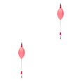 thumbnail image 4 of QualitChoice Canne à Pêche Dérivante Étanche Rotation 360° Mousse Lumineuse Alarme Dérivantes Forte Résistance à la Traction pour Eau Salée Rose 2ensemble, 4 of 6