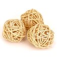 thumbnail image 1 of mmirethe 3pcs Nature Rattan Ball Nature S Beauty Into Living Space Wide Applications 1Set, 1 of 5