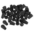 thumbnail image 1 of Unique Bargains Butée à Cloche, Verrou de Corde pour Sac à Cordon, Noir, Lot de 50, 1 of 5