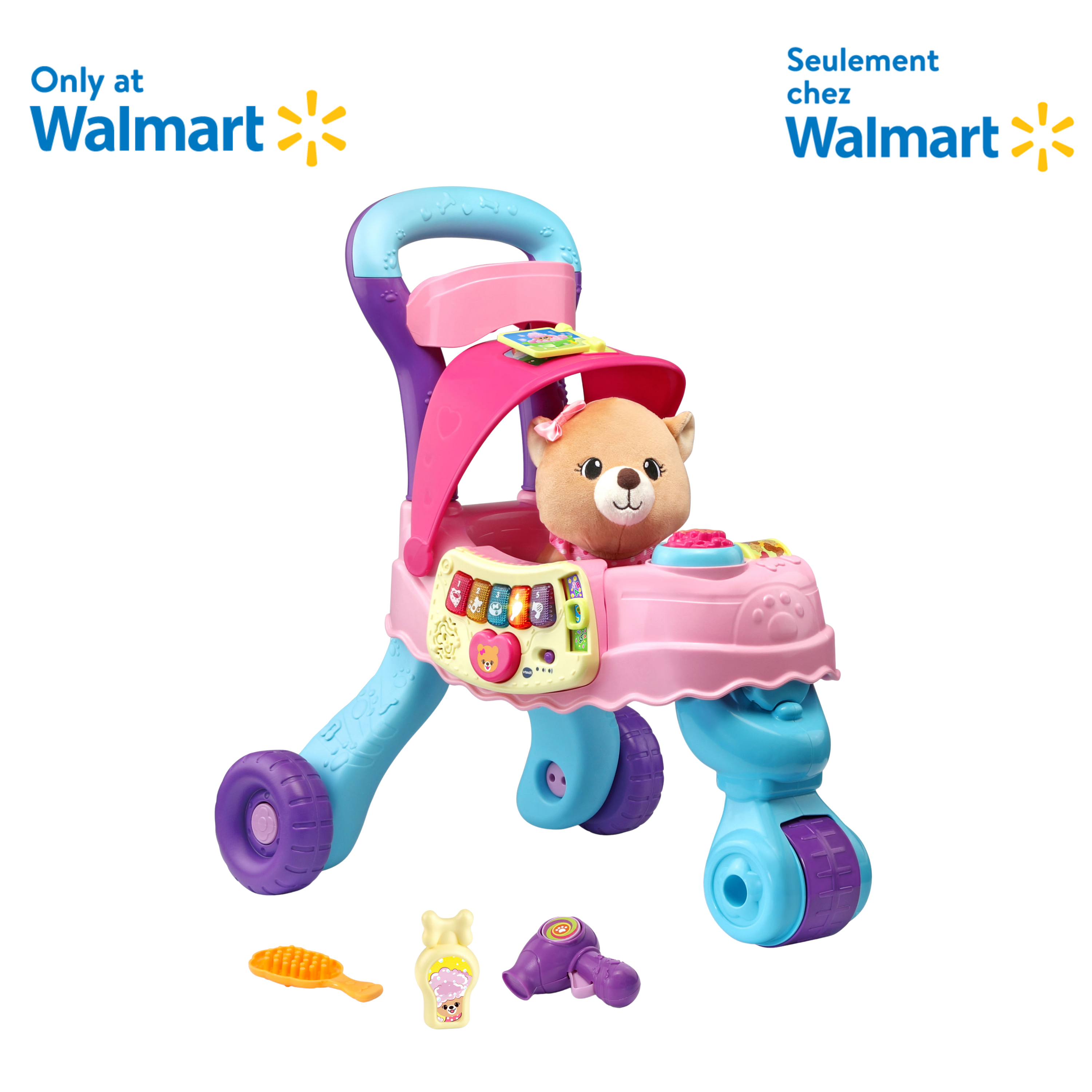 VTech Cutie Paws Puppy Stroller - Toddler Toy - Walmart Exclusive - 1.5-4 Years