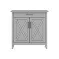 thumbnail image 2 of Bush Furniture Key West - Cupboard - 2 doors - engineered wood - cape cod gray, 2 of 12