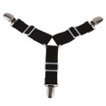 thumbnail image 2 of 2PCS Adjustable Bed Sheet Fasteners Corner Gripper Holder Clips Sheet straps Corner gripper Elastic Sheet Band Straps, 2 of 8
