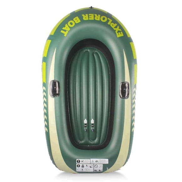 Bateau Gonflable Bateau de Pêche pour 1 Adulte et 1 Enfant Bateau d'Été Amusant Canot Kayak