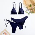 thumbnail image 2 of DGMIOCS Tankini pour Femme avec Short Ensemble Bikini Bleu Foncé m, 2 of 7
