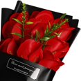 thumbnail image 3 of Romantic Rose Blossom Gift Box - Timeless Floral Surprise For Loved Ones, Champagne,Red, 3 of 7