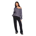 thumbnail image 2 of No Boundaries Women's Oversized V-Neckline Popover, 2 of 6