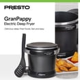 thumbnail image 2 of Presto 05411 GranPappy Friteuse Électrique, Céramique Antiadhésive, Pelle Pratique, Noir, 2 of 11