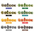 thumbnail image 2 of 7PCS Multi Dimensional Dice Zinc Alloy Dice Entertainment Gambling Playing Dice Set Game Accessories, 2 of 7