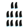 thumbnail image 2 of Maytalsory 2 Pcs Gants de Contrôleur de Jeu Écran Tactile Manche Élastique Antidérapante Couverture des Doigts Téléphone Intelligent Portable Noir Bleu 5Ensemble, 2 of 6