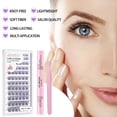thumbnail image 2 of DIY Lash Extension Kit, Lash Cluster 72 Pcs with 72h Strong Hold Lash Bond and Seal + Cluster Eyelashes Applicator Tool Eyelash Extensions Kit for Self Applicator at Home, 2 of 10