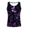 thumbnail image 5 of lSLJS Women's Summer Printed Round Sports Tops for Outer Wear Bottoming Slim Tops, Womens Tank Tops, 5 of 5