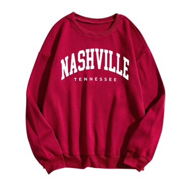 Kcodviy Womens Letter Print Sweatshirt Active Hoodie Women Oversize Sweatshirts Crewneck Long Cactus Hoodies Women Sleeve Pullover Top