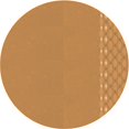 thumbnail image 1 of Ahgly Company Tapis d'Intérieur Ronds Transitionnels Lavables à la Machine, Orange Foncé, 5 Pieds Rond, 1 of 7