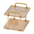thumbnail image 1 of DOLITY 2 Layer Cabinet Organizer Shelf Bathroom Counter Organizer Tray for Toiletries, 1 of 9