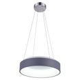 thumbnail image 1 of CWI Lighting Arenal LED Drum Shade Pendant With Gray & White Finish, 1 of 2