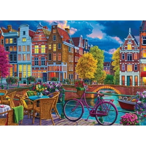 Cobble Hill 1000 Puzzle de pièce - Rue Cozy - Modèle d'affiche inclus