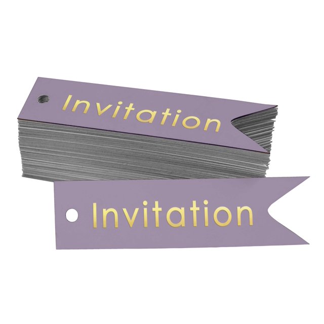 Inkdotpot Étiquettes en Papier Doré pour Invitation Fête 100 Pcs