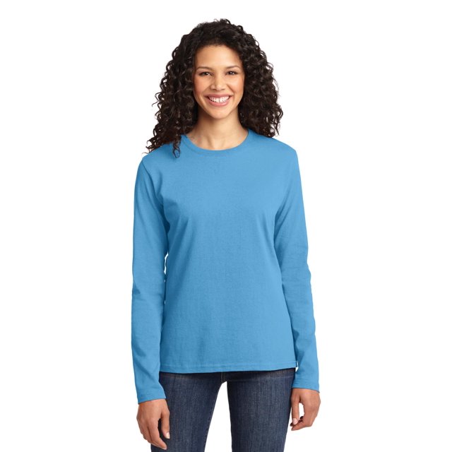 Port & Company T-Shirt à Manches Longues en Coton pour Femmes LPC54LS