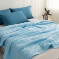 thumbnail image 4 of SROBPTY Summer Quilt, Solid Color Washable Conditioning Quilt Summer Cool Quilt Thin Quilt Fiber Quilt, 4 of 5