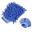 thumbnail image 5 of Unique Bargains Gants de Nettoyage Réutilisables Sans Rayures en Microfibre Chenille, Bleu, 5 of 5