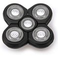 thumbnail image 2 of Razor replacement blades, 5 head beard razor replacement blades, easy to fit electric head accessory, 2 of 5