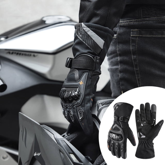 Winter Sports Insulated Weather Proof Motorcycle Gloves Thermo Grip Touchscreen Winter Riding Gear for All Users