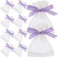 thumbnail image 2 of 10pcs Empty Sachet Bag Lavender Sachet Bag Refillable Fragrance Sachet Visible Lavender Pouch, 2 of 8