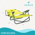 thumbnail image 2 of Ostrich On-Your-Back Outdoor Lounge 5 Position Reclining Beach Chair (3 Pack), 2 of 12