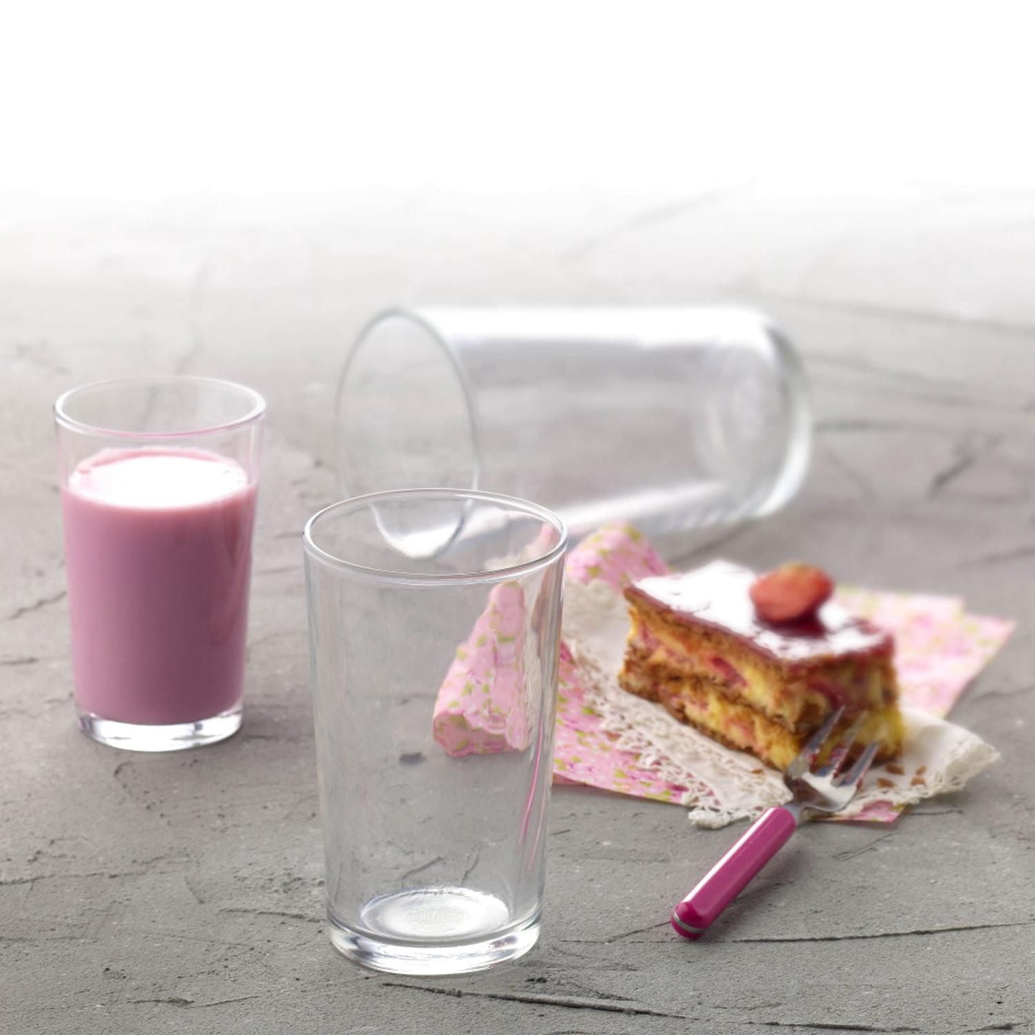Duralex Unie Clear Glass Tumbler, 280 ml Set of 6