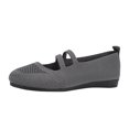 thumbnail image 2 of Qertyioot Espadrilles de Mode pour Femmes Liquidation Chaussures Plates Multicolores à Bout Rond pour Femmes Chaussures Décontractées Légères et Souples, 2 of 4