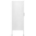 thumbnail image 5 of vidaXL Armoire de Rangement Blanche 80x35x101,5 cm Acier, 5 of 5