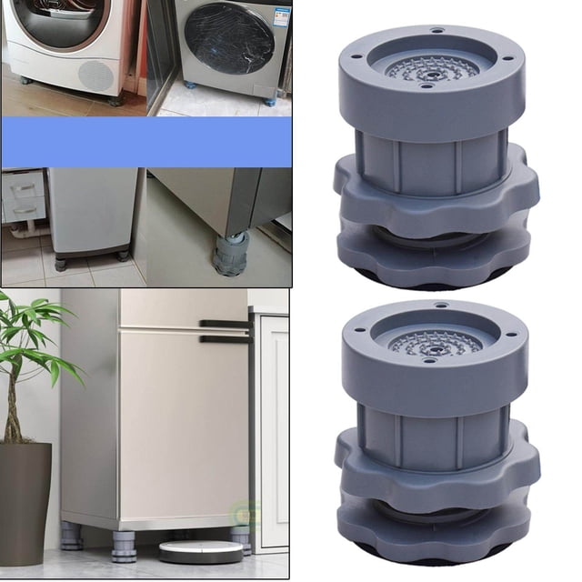 Anti Vibration Pads Lifting Foot Base for Home Feet Furniture Lifting Foot Kitchen Washroom Accessory Gray A