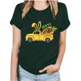 thumbnail image 1 of RKSTN Hauts Grande Taille pour Femmes 2024 Mode d'Été Col Rond T-shirt à Manches Courtes Décontracté Ample Blouse Imprimée Graphique de Voiture de Pâques Hauts, 1 of 4
