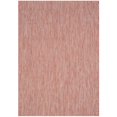 thumbnail image 2 of Safavieh Collection Courtyard Tapis Rond Intérieur/extérieur, Rouge et Beige, Diamètre 6 Pieds7 Pieds, 2 of 7