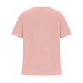 thumbnail image 4 of Birdeem Womens Summer Casual Round Neck Short Sleeve Flower Printing Loose Shirt Tops, 4 of 12