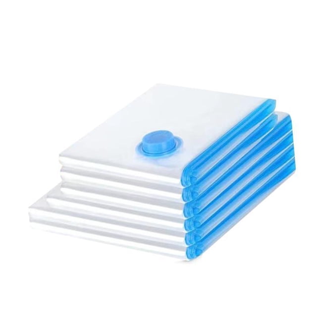 veasfak 6 Pcs Sacs de Rangement sous Vide Transparents Sacs de Scellage sous Vide pour Couettes de Poupées Maison