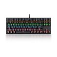 thumbnail image 1 of 87-key Mechanical Keyboard Wired Keyboard RGB Backlit Keyboard Blue Switch/ 26-key Rollover/ Multimedia Combination Keys Black, 1 of 8