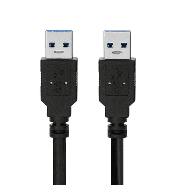 PrimeCables USB 3.0 A Cables, Male to A Male Cable - Black - 3ft