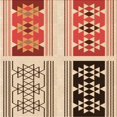 thumbnail image 1 of Ahgly Company Machine Washable Indoor Square Transitional Khaki Gold Area Rugs, 8' Square, 1 of 7