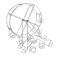 thumbnail image 4 of Grande Roue Cupcakes Stands Porte-Cupcakes Rack 8 Tasses Dessert Plateau de Service Fête de Mariage Accessoires d'Ameublement, 4 of 5