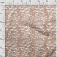 thumbnail image 2 of oneOone Georgette Viscose Fabric Triangle Geometric Printed Craft Fabric BTY 42 Inch Wide, 2 of 5